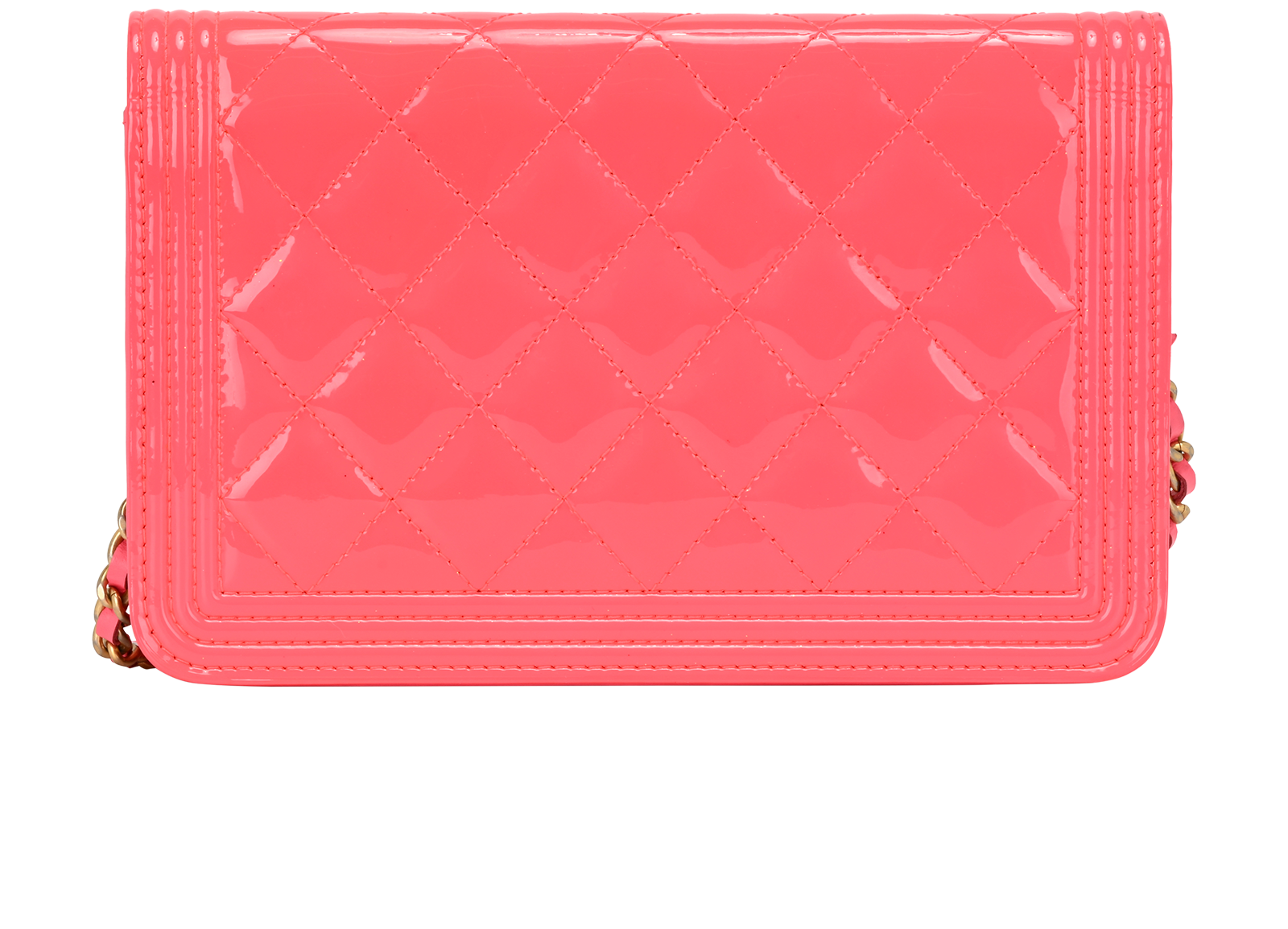 Boy WOC, &pound;2,100, Handbags, Pink, Patent Leather, Back view